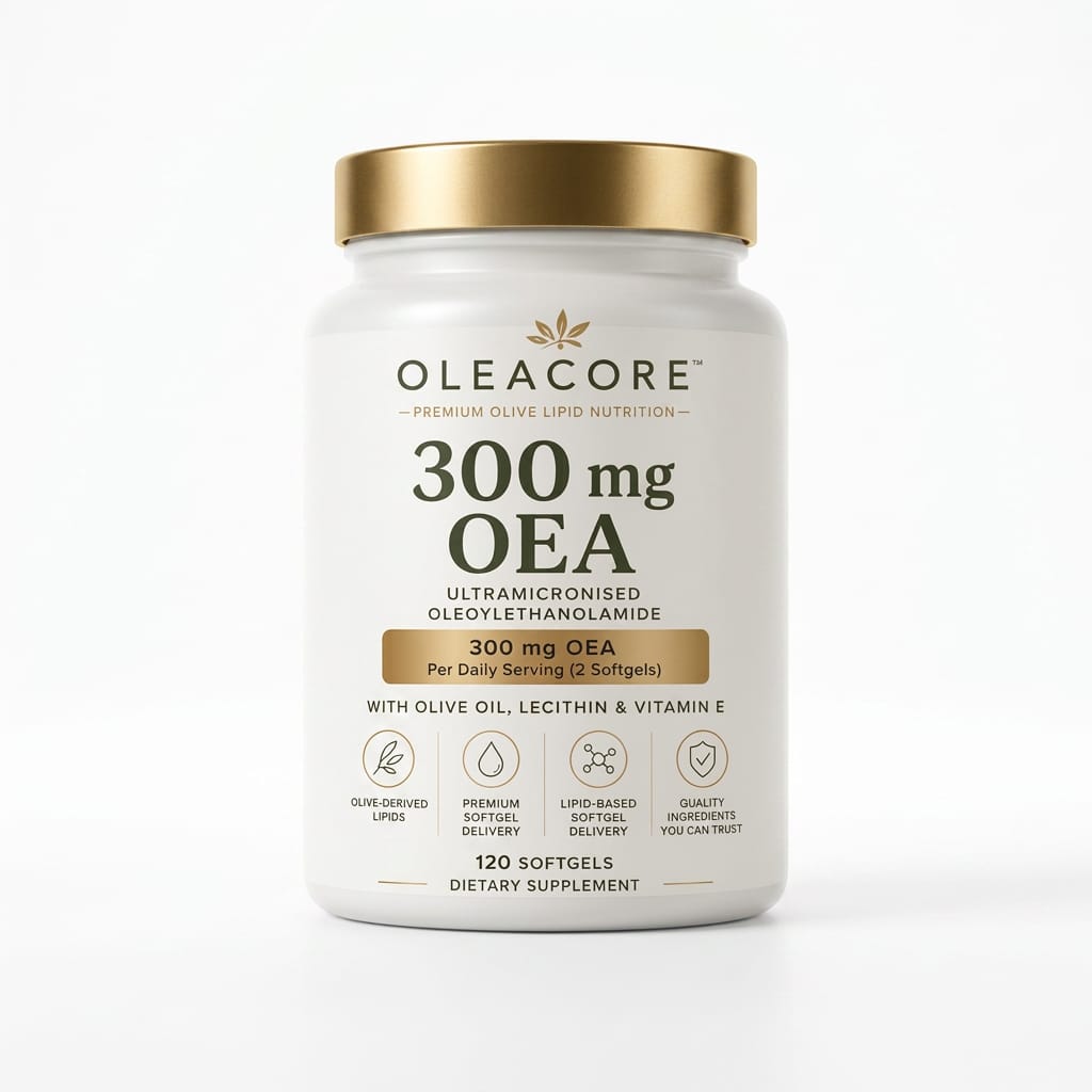 OLEACORE 300 mg OEA premium supplement bottle