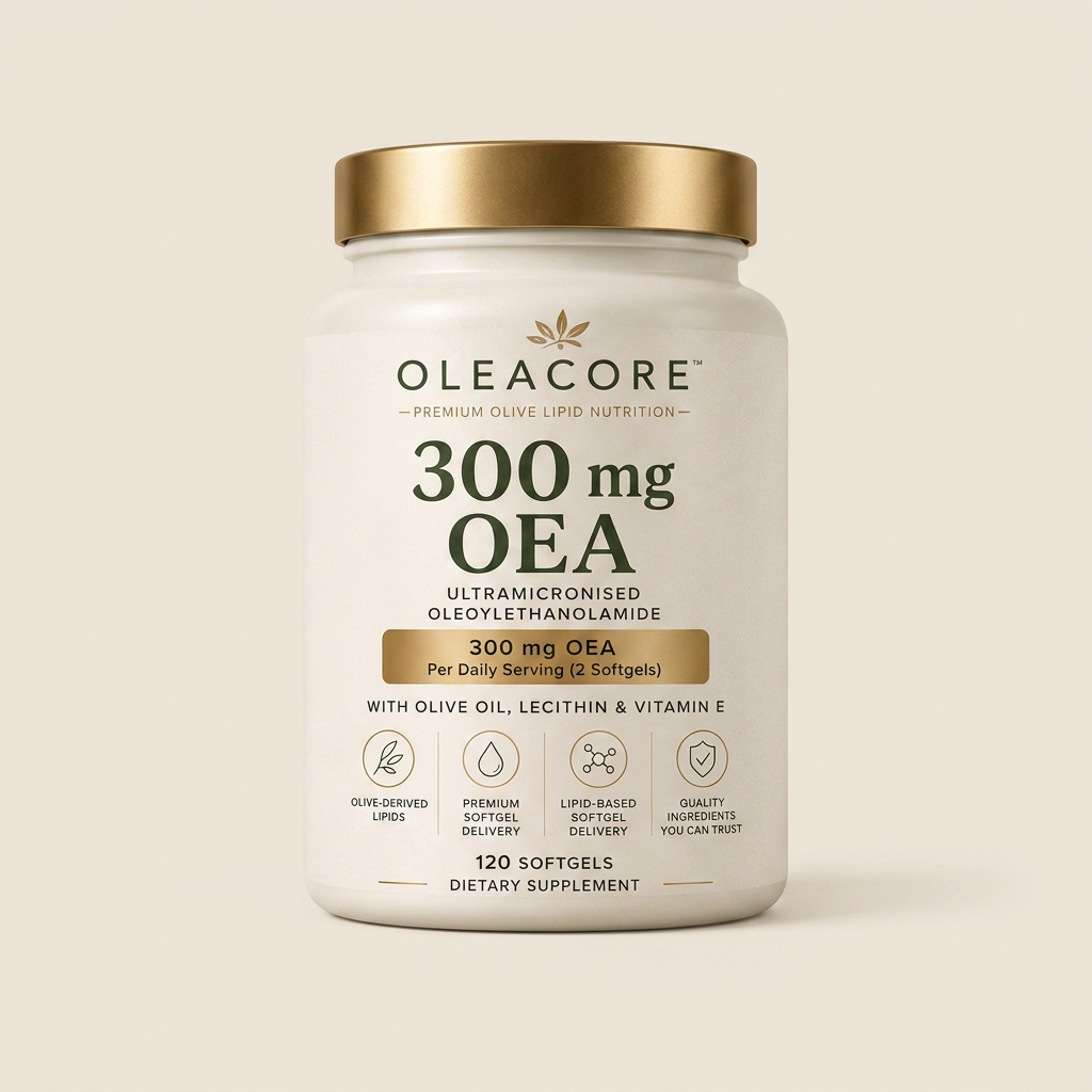 OLEACORE 300 mg OEA premium supplement bottle